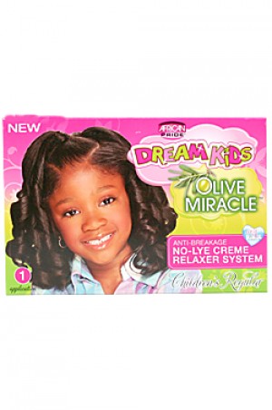 AFRICAN PRIDE Dream Kids Olive Miracle Anti-Breakage No Lye Relaxer -Regular , sareya beauty supply store in calgary alberta canada